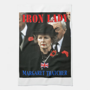 Margaret Thatcher Premierministerin Küchentuch