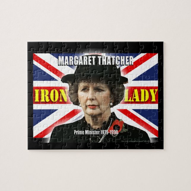 Margaret Thatcher Premierministerin Puzzle (Horizontal)