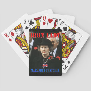 Margaret Thatcher Premierministerin Spielkarten