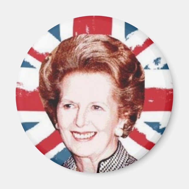 MARGARET THATCHER UNION JACK MAGNET (Vorne)