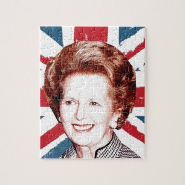 MARGARET THATCHER UNION JACK PUZZLE (Vertikal)
