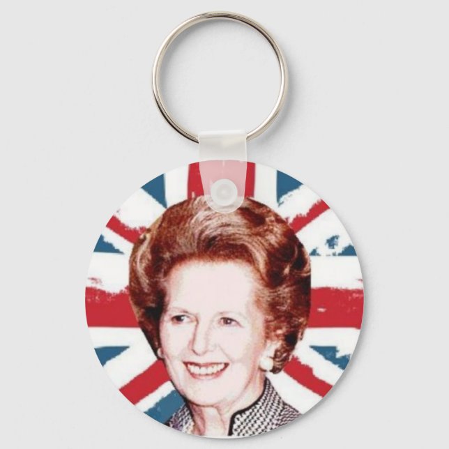 MARGARET THATCHER UNION JACK SCHLÜSSELANHÄNGER (Vorderseite)