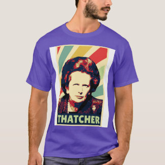 Margaret Thatcher Vintag Colors T-Shirt