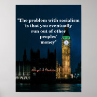 Margaret Thatcher zitiert den Sozialismus