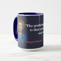 Margaret Thatcher zitiert den Sozialismus