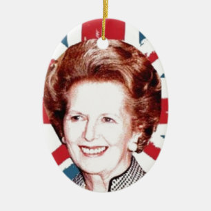 MARGARET- THATCHERGewerkschafts-JACK Keramikornament