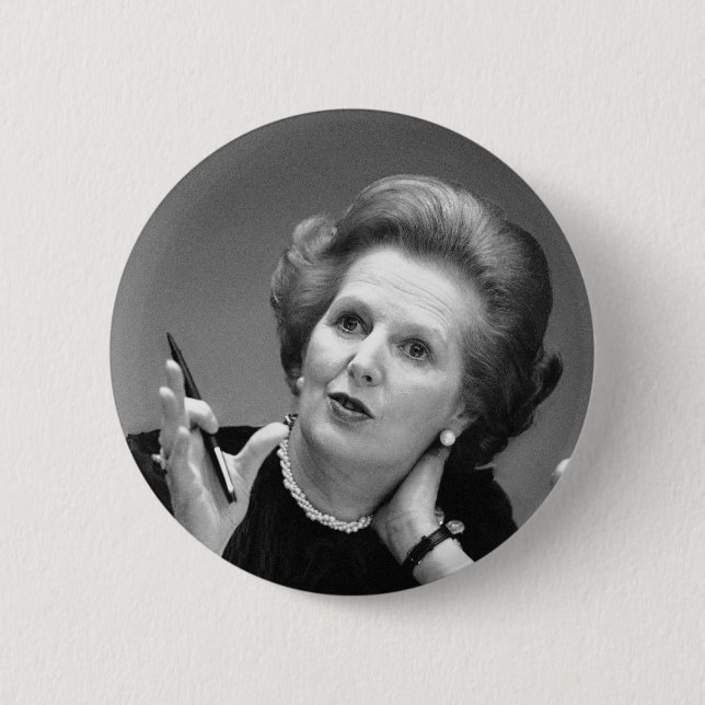 Margaret- Thatcherknopf-Abzeichen Button (Vorderseite)