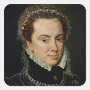Margaret von Parma , Regent of the Netherlands Quadratischer Aufkleber