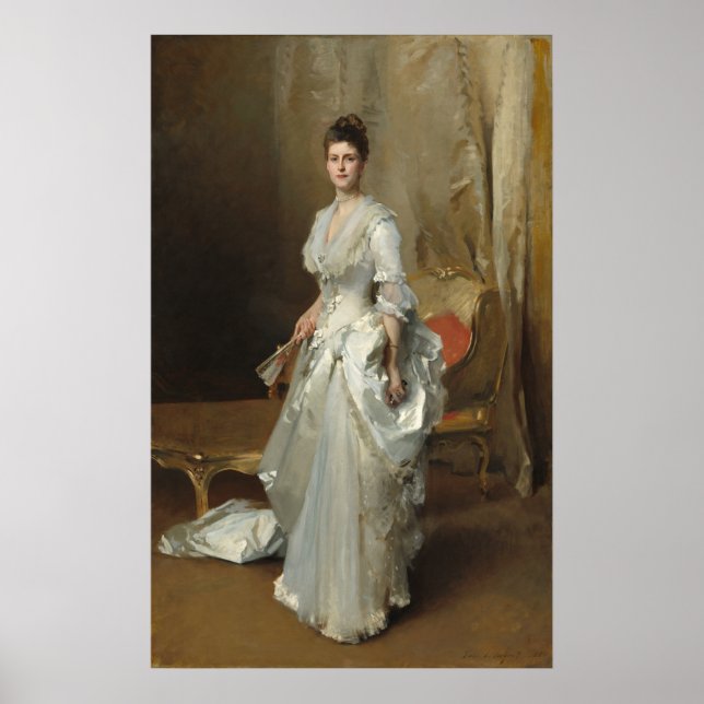 Margaret White - John Sargent Fine Art Poster (Vorne)