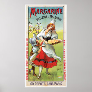 Margarine Vintag Food & Art Poster