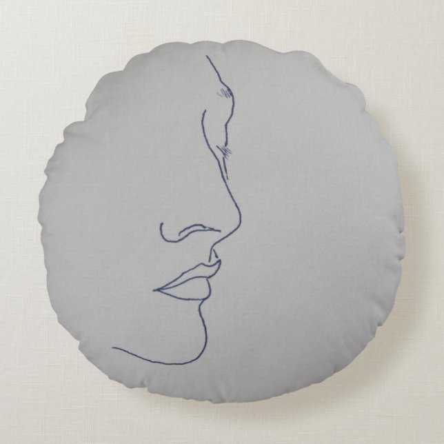 Margarita '56 rundes kissen (Vorderseite)