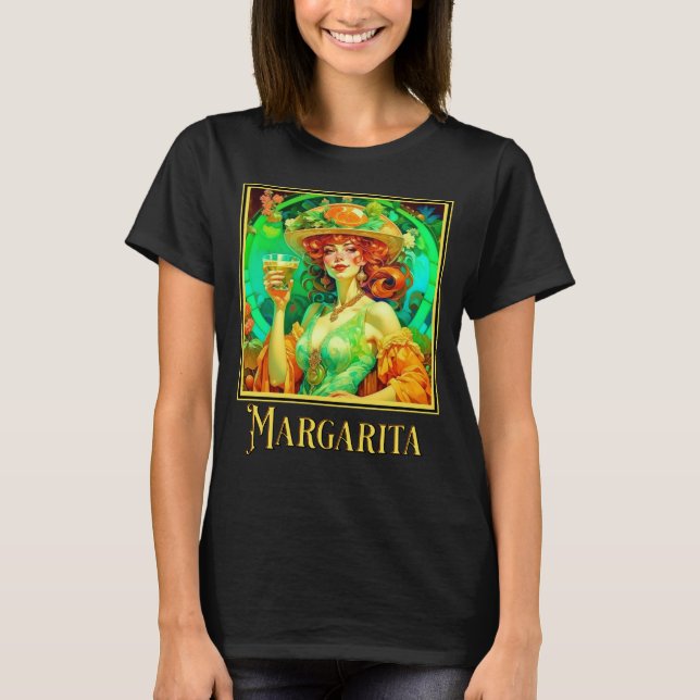 Margarita Art Nouveau T-Shirt (Vorderseite)