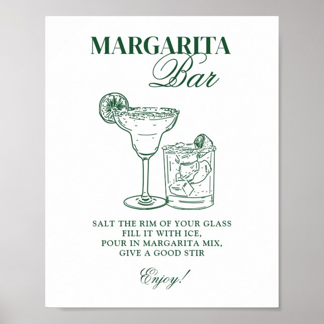 Margarita Bar Poster (Vorne)