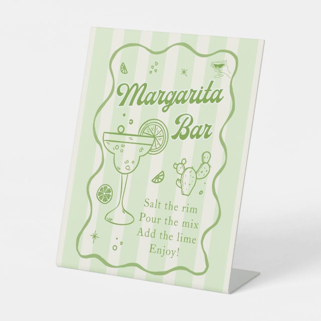 Margarita Bar Sockelschild (Vorderseite)