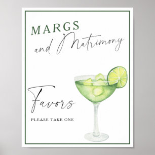 Margarita-Brautjunggesellinnenparty-Geschenke bitt Poster