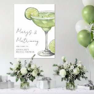 Margarita-Brautjunggesellinnenparty-Willkommenssch Poster