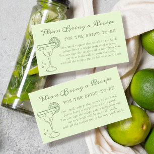 Margarita Brautparty Rezept Anfrage Begleitkarte