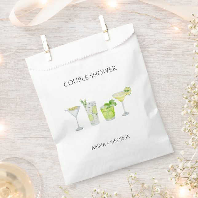 Margarita Cocktail Bridal Paare Dusche Fiesta Geschenktütchen (Ausgeschnitten)
