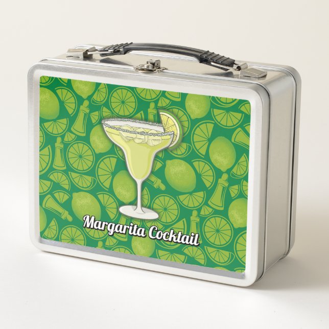 Margarita Cocktail Metall Lunch Box (Vorderseite)