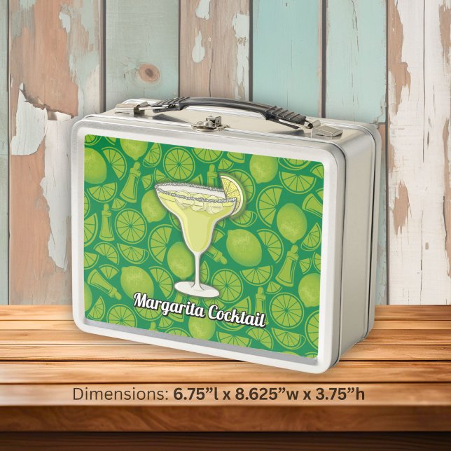 Margarita Cocktail Metall Lunch Box (Von Creator hochgeladen)