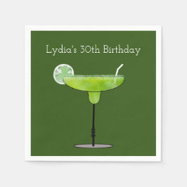 Margarita Cocktail Paper Napkin Serviette