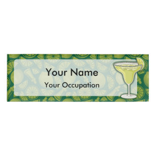 Margarita Cocktailmarke Namenschild