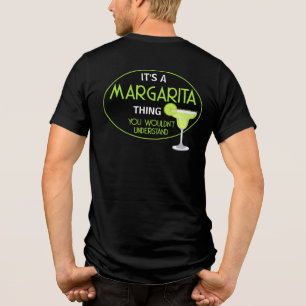 Margarita-Ding Mixologist Cocktail Tri-Blend Shirt