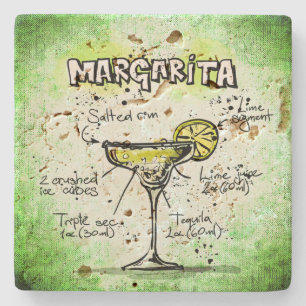 Margarita Drink Rezept Steinuntersetzer
