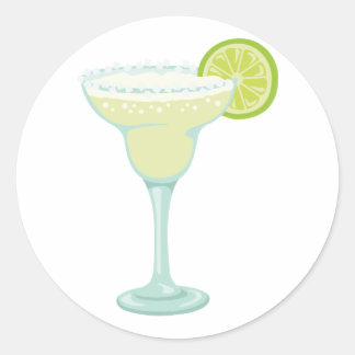 Margarita Drink Runder Aufkleber