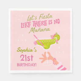 Margarita Fiesta Adult Birthday Party Napkins Serviette