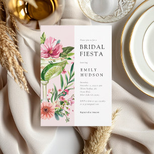 Margarita Fiesta Floral Brautparty Einladung