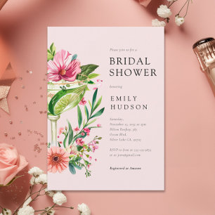 Margarita Fiesta Floral Brautparty Einladung
