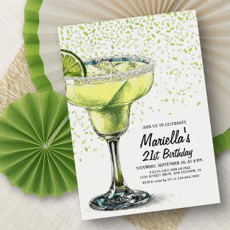 Margarita-Fiesta-Geburtstagseinladung Einladung
