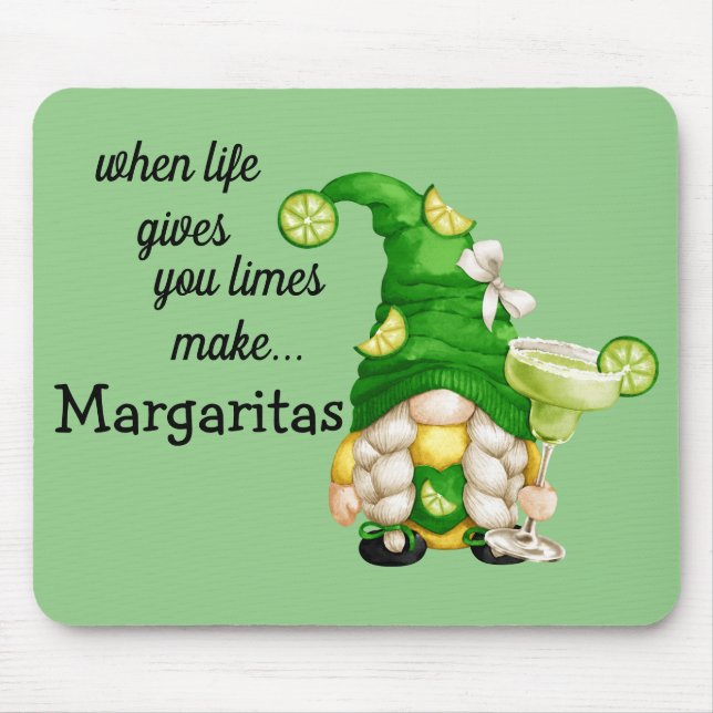Margarita Gnome Mousepad (Vorne)