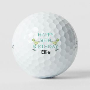 Margarita Happy 50. Geburtstag Titleist Pro V1 Golfball