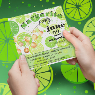 Margarita House Summer Party individuell anpassbar Einladung
