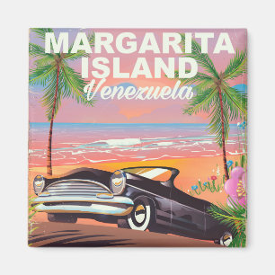 Margarita-Insel - Venezuela Reiseplakat Magnet