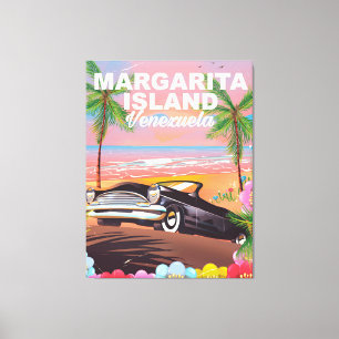 Margarita Island - Venezuela Reiseplakat Leinwanddruck