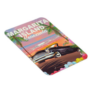 Margarita Island - Venezuela Reiseplakat Magnet