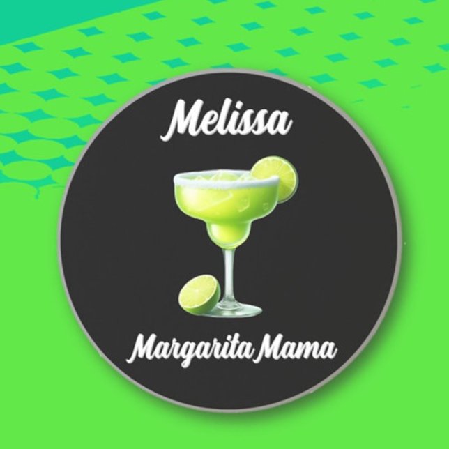 Margarita Mama! Fun Geschenk benutzerdefiniert Getränkeuntersetzer (Von Creator hochgeladen)