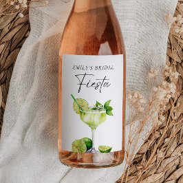 Margarita Mexican Fiesta Brautparty Weinetikett