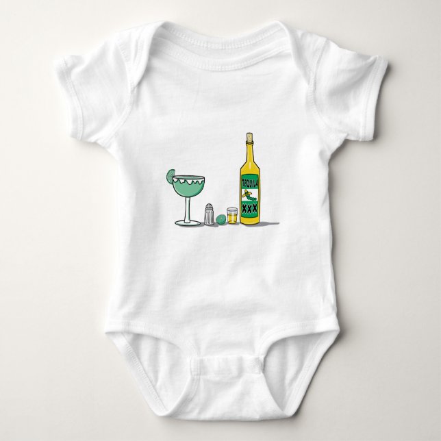 Margarita-Mischung Baby Strampler (Vorderseite)