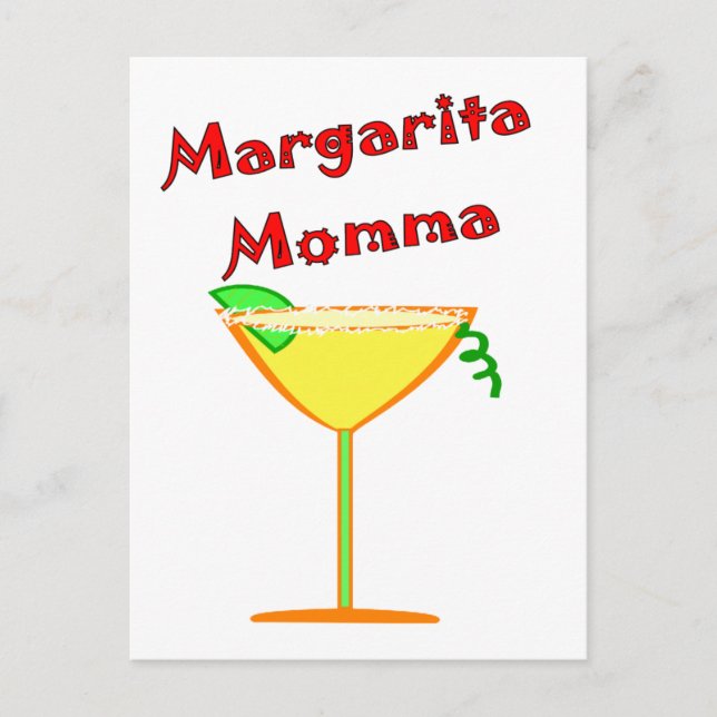 Margarita MOMMA T - Shirt & Geschenke Postkarte (Vorderseite)