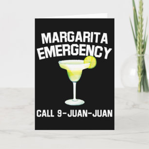 Margarita-Notfall-Mexikanische Fiesta Lustig Cinco Karte