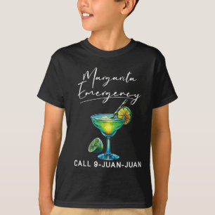 Margarita-Notfall-Mexikanische-Party-Lustig-Cinco- T-Shirt