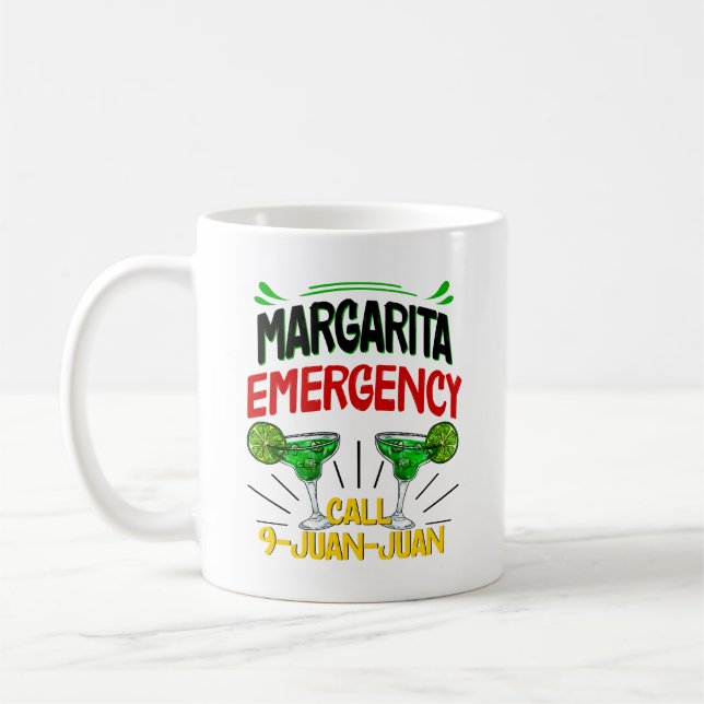 Margarita Notruf 9 Juan Juan Juan Kaffeetasse (Links)