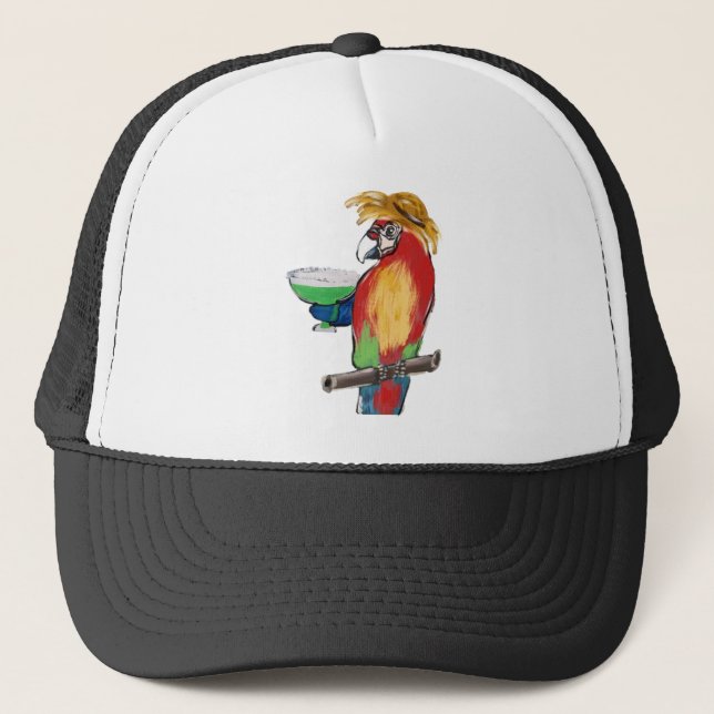 Margarita Parrots Truckerkappe (Vorderseite)