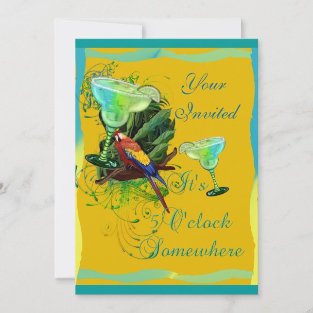 Margarita-Party Einladung (Vorderseite)
