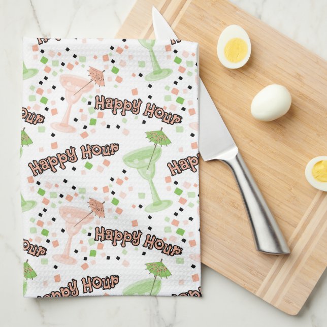 Margarita Pattern Geschirrtuch (Viertel Falte)