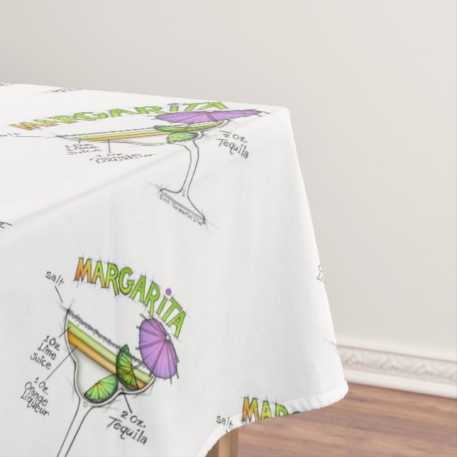 MARGARITA-REZEPT-COCKTAIL-KUNST TISCHDECKE (Beispiel)